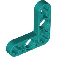 Lego rameno tenké 3x3 písmeno L, tmavě tyrkysová (4112288)